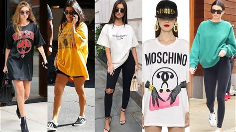 how to dress up an oversized t shirt